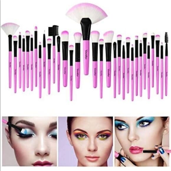 COPY - Makeup Brush Set 32 Pcs Make up Brushes Professional Face Eye Shadow Fou… - Picture 5 of 6